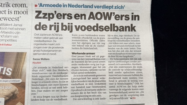 Voedselbanken zien nieuw gezicht van armoede terwijl vermogenden rijker worden