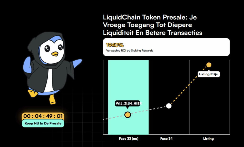 Crypto whales stappen massaal over op de LiquidChain crypto presale