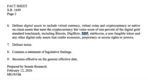 XRP Arizona crypto reserve 2026 - Bron: Arizona Gov