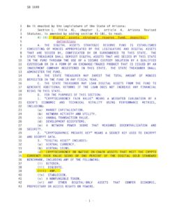 XRP in Amerikaanse crypto reserve document