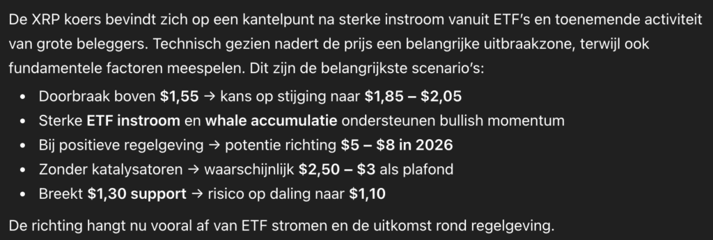 XRP koers verwachting GPT-5.5