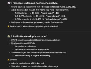 XRP koers $30 voorspelling van ChatGPT