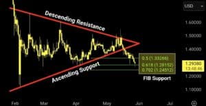 XRP koers analyse: $1 crash analyse