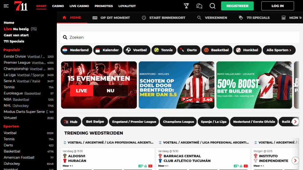 711 Casino free bets WK voetbal