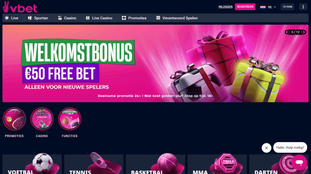 Vbet sportsbook WK voetbal
