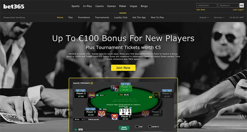 Bet365 - online poker Nederland beginners - pokerlobby met Twister sit & go tafels
